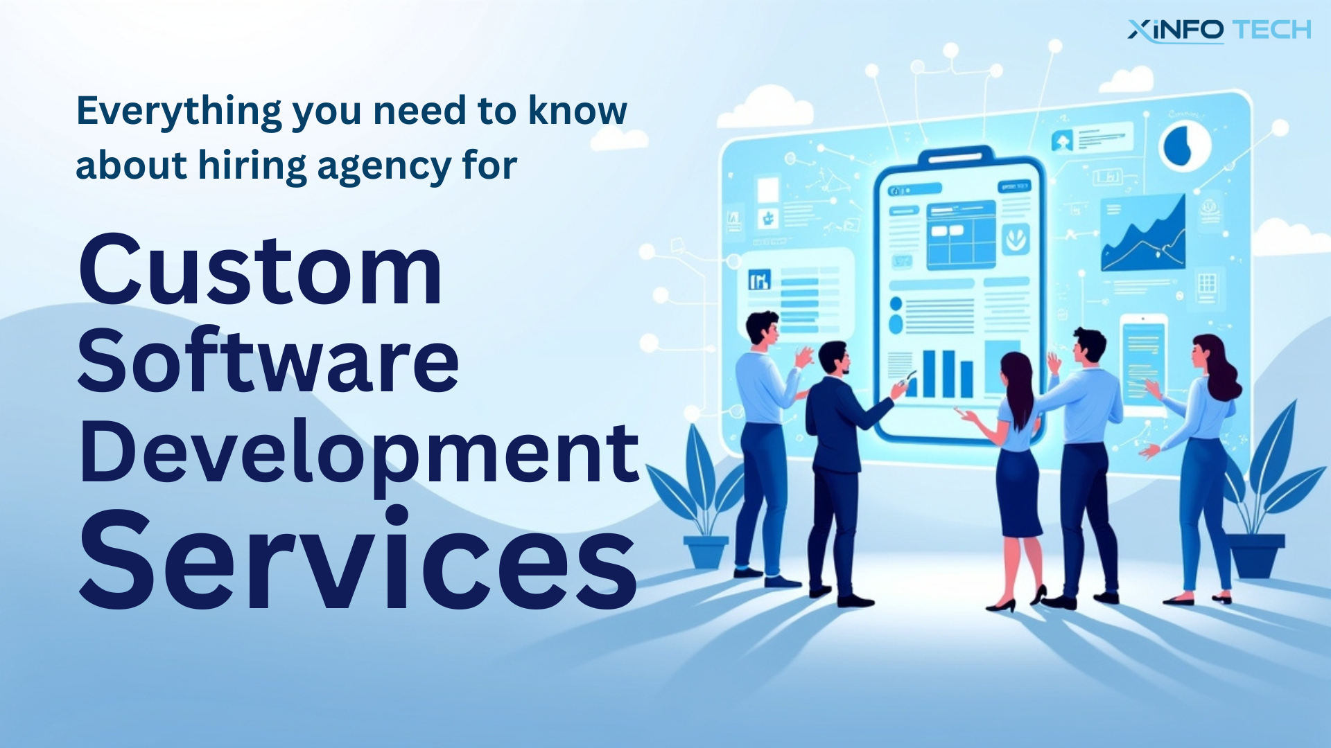 Custom software development services feature image
